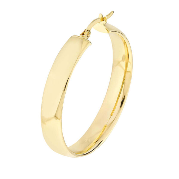 Round Polished Hoops | Kate Morgan Designs