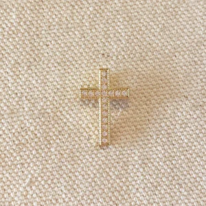 CZ Cross Pendant