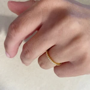 Micro CZ Eternity Band