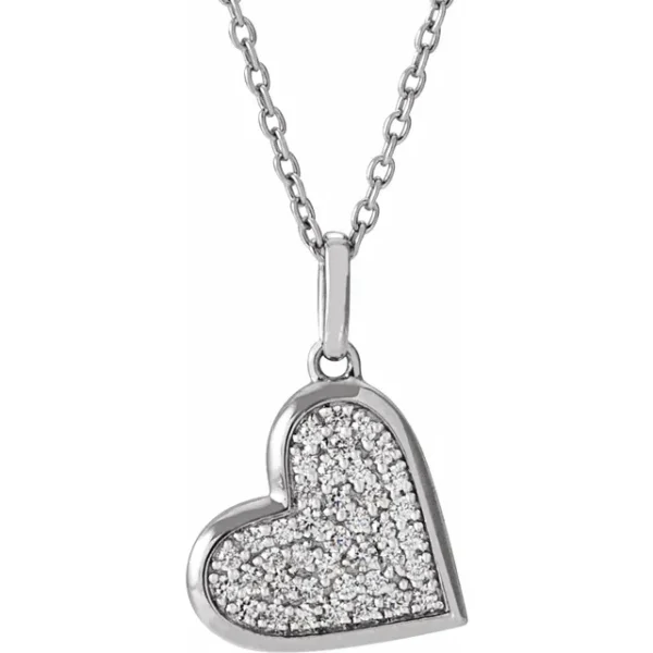 .25ct Diamond Heart Necklace
