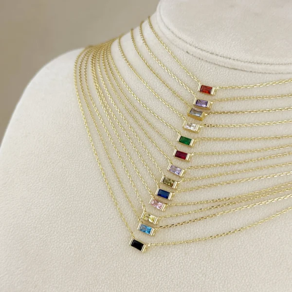 18k Gold Filled Birthstone Set - Image 4