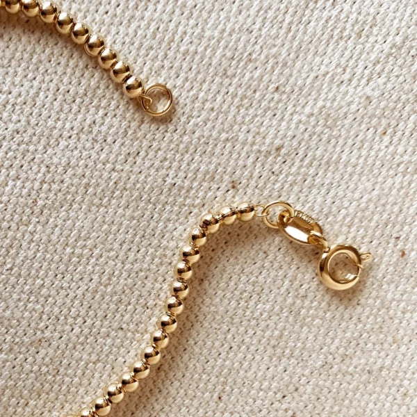 Gold Filled Beaded Bracelet - Image 2