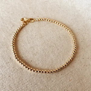 Gold Filled Beaded Bracelet