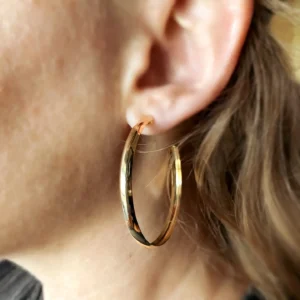 C-Hoop Earrings