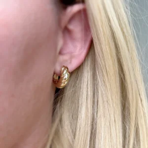 Croissant Hoop Earrings